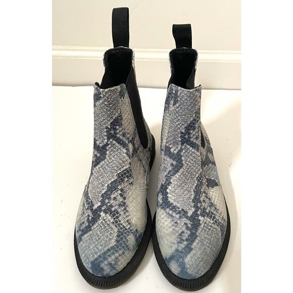 Dr. Marten Flora Asciano Slip On Chelsea Ankle Bootie Gray Size 36/US 6.5 NEW - Picture 2 of 10